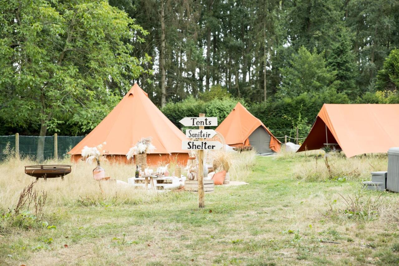 ホテル Fiertelmeers Boutique Glamping ロンセ エクステリア 写真